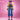 【Size S-3XL】DokiDoki-R Game Cosplay Costume Yellow Trench Coat Blue Pink Outfit