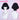 DokiDoki Anime Cosplay Wig Short Straight Black Hair
