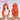 【Ready For Ship】DokiDoki Game Wuthering Waves Cosplay Augusta Wig / Headwear Long Curly Orange Gradient Hair