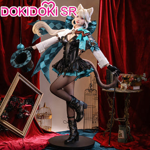 【Ready For Ship】DokiDoki-SR Game Genshin Impact Cosplay Lynette Costume / Hat Fontaine
