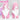 【Ready For Ship】DokiDoki Game Honkai Impact 3 Cosplay Elysia Cosplay Wig / Eyelashes Long Straight Pink Hair