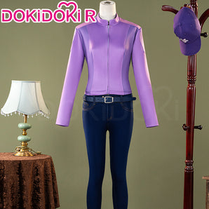 【Size XS-3XL】DokiDoki-R Anime Cosplay Costume Purple Suit