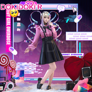 【Ready For Ship】【Size XS-3XL】DokiDoki-R Game NEEDY GIRL OVERDOSE Cosplay KAngel Cospaly Costume Daily