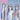 【Partially Ready For Ship】DokiDoki Anime Cosplay Wig Grey Long Straight Twin Tail / Ear / Tail Rabbit Cute