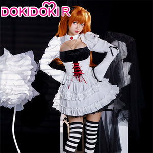 【In Stock】DokiDoki-R Anime Cosplay Asuka Langley Sory Gothic Costume EVAs