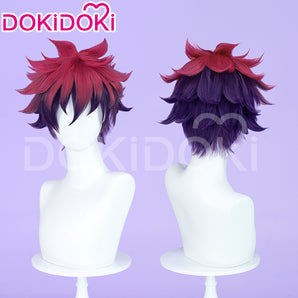 DokiDoki Anime No Game No Life Sora Cosplay Wig Short Red Men Hair