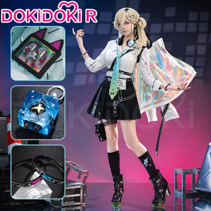 【Partial Ready For Ship】【Size S-3XL】DokiDoki-R Game Wuthering Waves Cosplay Lynae Costume / Headphone / Keychain