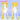 【Ready For Ship】DokiDoki Anime Cosplay Wig Long Version Yellow Straight Short Version Women Hair
