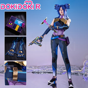 【Partially Ready For Ship】DokiDoki-R Game Valorant Cosplay Neon Costume