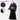 【Size XS-2XL】DokiDoki-R Anime Cosplay Costume Black Purple Costume