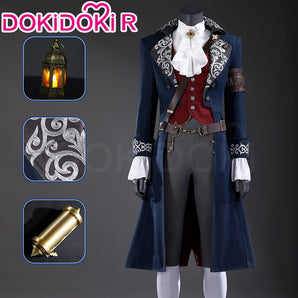 【Size S-3XL】DokiDoki-R Game Cosplay Pinocchioo Costume Navy Red Outfit