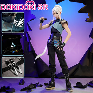 【Partially Ready For Ship】DokiDoki-SR Game Valorant Cosplay Jett Costume Joon-Hee