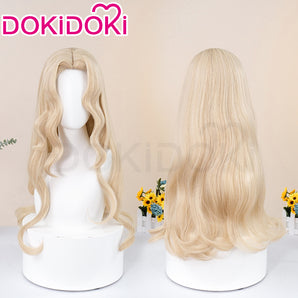 DokiDoki Game Castlevania: Nocturne Cosplay Alucard Wig Long Curly Hair