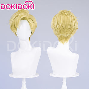 DokiDoki Anime Orb: On the Movements of the Earth Cosplay Rafal Wig Short Straight Yellow Hair