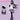 【Size XS-XL】DokiDoki-R Anime Cosplay White Purple Dress Costume