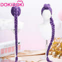 Perruque Cosplay Violette - Cheveux Longs Queue De Cheval Tressée - Déguisement Anime Demon Hunter Pour Halloween Et Carnaval - 11