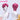 【Ready For Ship】DokiDoki Movie Anime Cosplay Men Wig Short Purple Magenta Hair