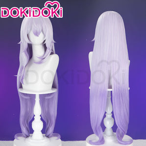【Ready For Ship】DokiDoki Game Honkai: Star Rail Cosplay Black Swan Wig Long White Purple Hair