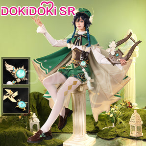 【Partially Ready For Ship】【Size S-2XL】DokiDoki-SR Game Genshin Impact Cosplay Venti Costume
