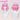 【Ready For Ship】DokiDoki Anime There's No Freaking Way I'll be Your Lover! Unless... Cosplay Renako Amaori Wig Pink Short