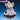 【Size XS-2XL】DokiDoki-R Anime Cosplay Costume Gray Gingham Lolita Pink Bows Maid Dress