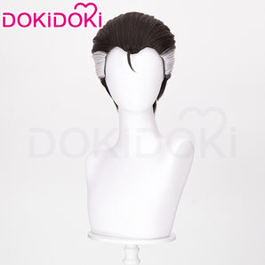 DokiDoki Game Cosplay Men Wig Black Accent Dyeing