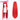 【Ready For Ship】DokiDoki Game Cosplay Wig Red Long Straight Bangs Hair