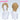 DokiDoki Game Mouthwashing Cosplay Curly Wig Short Curly Light Brown Hair
