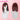 DokiDoki Anime DDD Cosplay Momo Ayase Wig / Earrings Brown Red Straight Hair