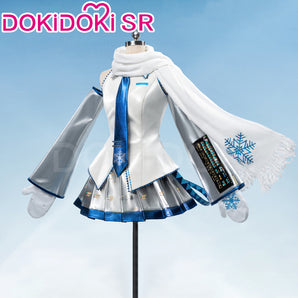 【Glowing】【Size XS-XL】DokiDoki-SR Cosplay Costume Snow Dress Suit White