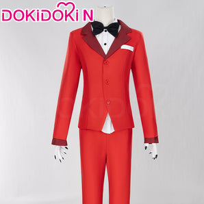 【Ready For Ship】【Size XS-3XL】【Last Batch】DokiDoki-N Anime Hell Hotel Cosplay Costume Red Suit