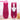 【Ready For Ship】【FRONT LACE】DokiDoki Movie Anime Cosplay Women Wig Long Pink Straight Hair Two Ponytails