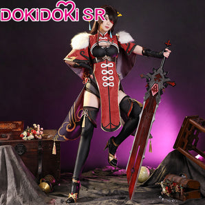 【Ready For Ship】【Size S-2XL】DokiDoki-SR Game Genshin Impact Cosplay Beidou Cosplay Costume Bei Dou