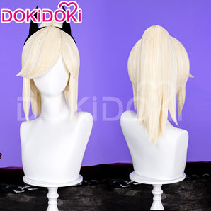 【Ready For Ship】DokiDoki Anime Hell Hotel Cosplay Wig Long Straight White Hair