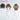 DokiDoki Game Cosplay Wig Short Dark Blonde Brown Layerd Hair
