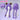 【Ready For Ship】DokiDoki Game Cosplay Wig Long Purple Long braids Hair