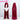 【Ready For Ship】DokiDoki Game Wig Cosplay Long Straight Red Hair Women