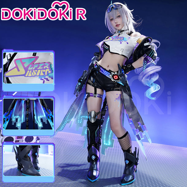 【Size S-2XL】 DokiDoki-R Honkai: Star Rail Cosplay Silver Wolf SP Costu ...