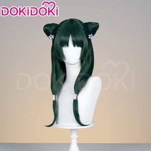 DokiDoki Anime The Apothecary Diaries Cosplay Maomao Wig Long Straight Green Hair Mao Mao Frog The Moon Fairy