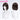 【Ready For Ship】DokiDoki Anime Cosplay Women Sister Wig Short Straight Brown Platinum Blonde Hair