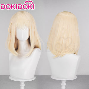 DokiDoki Anime BanG Dream! Cosplay Misumi Uika Wig Curly Yellow Hair