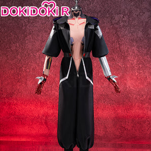 【Size S-3XL】DokiDoki Anime Cosplay Black Jumpsuit Bodysuit Costume Halloween