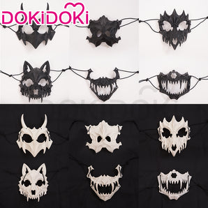 【Partially Ready For Ship】【In Stock】DokiDoki Cosplay Dragon/Tiger/Dog/Wolf Mask Prop