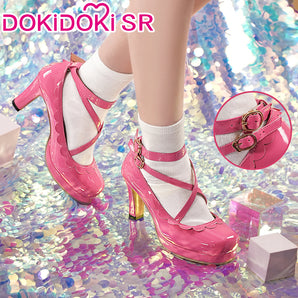 DokiDoki-SR Anime Aikatsu! Idol Activity Cosplay Hoshimiya Ichigo Shoes Pink Cute
