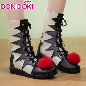 DokiDoki Movie Cosplay Horror Joker Shoes Red Black