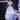 【Size XS-3XL】DokiDoki-R Anime Cosplay Costume White Purple Long Dress