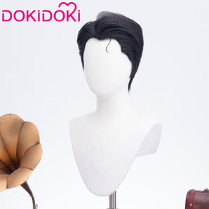 DokiDoki Game Lord of the Mysteries Cosplay Dunn Smith Black Short Wig