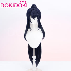 DokiDoki Game Arknights Cosplay Blaze Wig Long Straight Black Hair