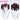 【Ready For Ship】DokiDoki Anime DDD Cosplay Wig Women Brown Short Twintails Maid Hair