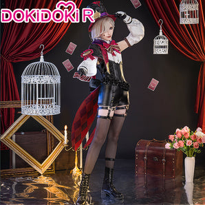 【Size S-3XL】【Magical Hat 】DokiDoki-R Game Genshin Impact Cosplay Fontaine Lyney  Costume / Hat Magician